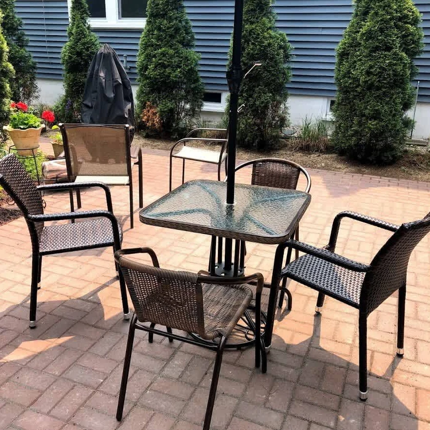 Really great patio with dine-in area