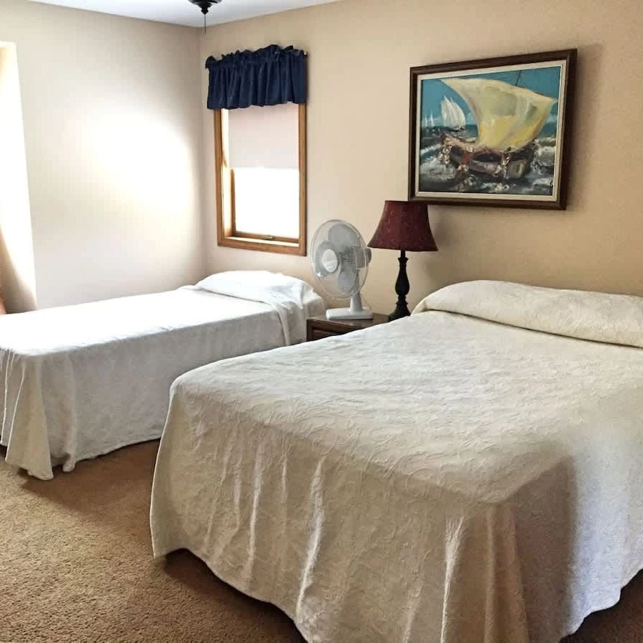 Bedroom 2- a double and a single bed available