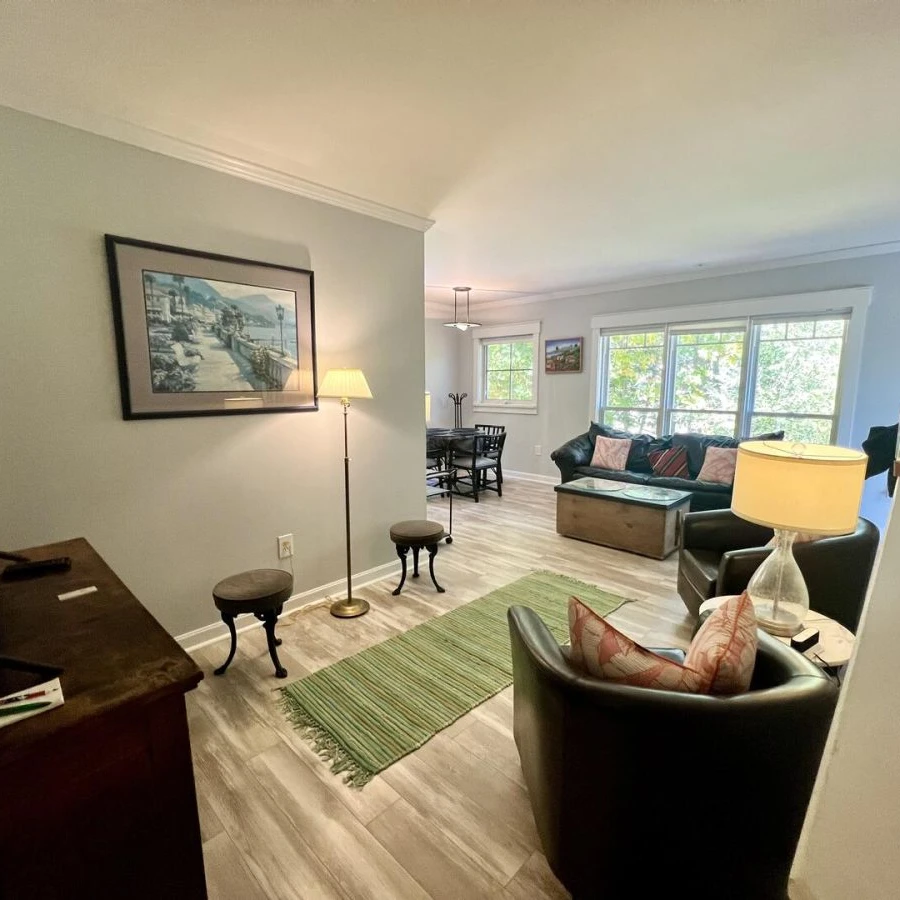 Jean Knapp Rentals-The Tree Top Apartment: Spacious 2 Bedroom Apt -image-3