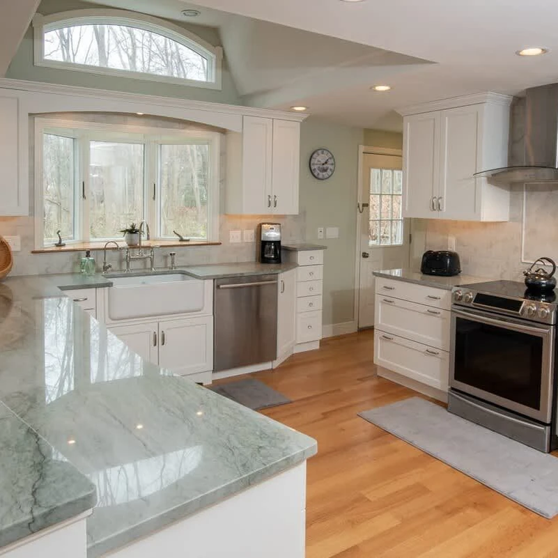 Multile chefs have room for cooking and meal preparation